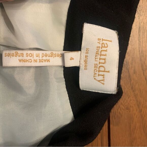 Laundry by Shelli Segal Jacket Geometric Cutout Coat Size 4 Chic Layering Piece - Picture 8 of 11